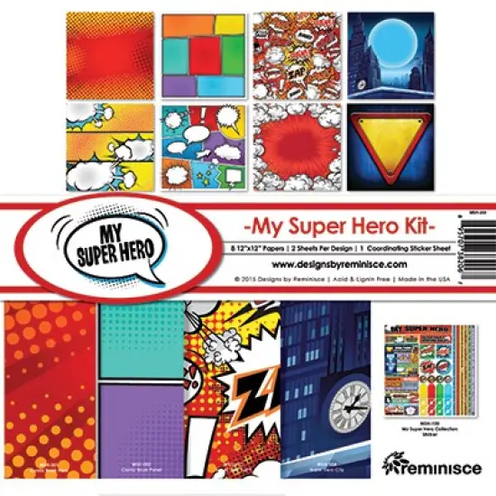 Reminisce My Super Hero Collecton Kit {1}