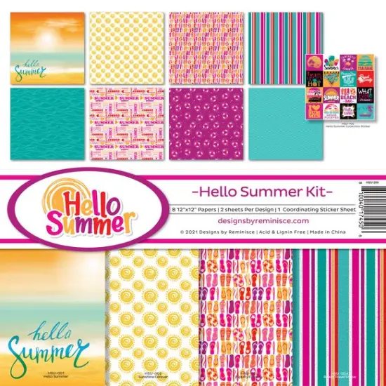 Reminisce Hello Summer Collecton Kit {1}