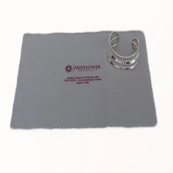 Cleaning Cloth Pure Cotton Made in USA for Gold, Silver, and Platinum Jewelry, Eco Friendly Large Cleaner Cloth 11 x 14 in. Keeps Jewelry Clean and Shiny {5}