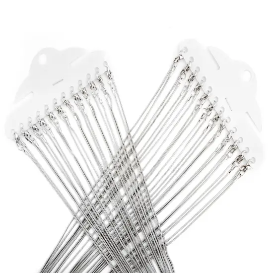 24 Pieces 18 Inch 925 Silver Plated 1.2mm DIY Snake Chain Charms Link Necklace with Lobster Clasps for Jewelry Making {1}