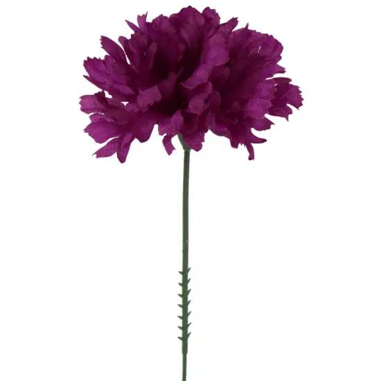 Box of 100: Purple Carnation Picks, Floral Home by Artificial Flowers {1}