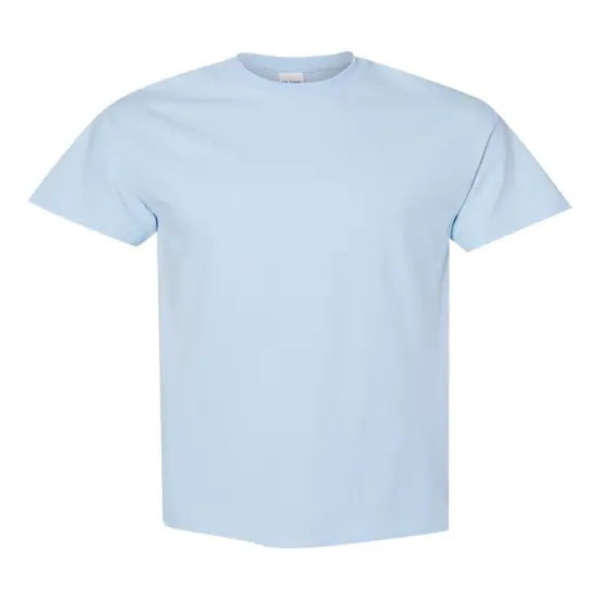 Gildan&reg; Heavy Cotton Short Sleeve T Shirt, Classic Crewneck Tee for Everyday Comfort and Style Light blue {2}