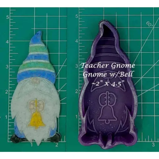 Gnome Teacher Silicone Freshie Mold {1}