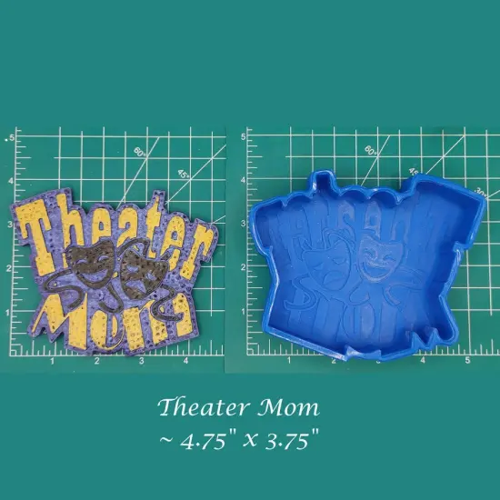 Theater Mom Silicone Freshie Mold {1}
