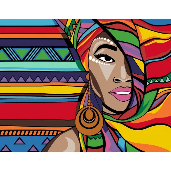 Artwille DIY Paint by Numbers for Adults and Kids - Ethnic {1}