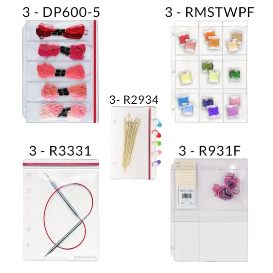 StoreSMART - Knit / Crochet Storage Variety Pack - 15 Pieces {1}