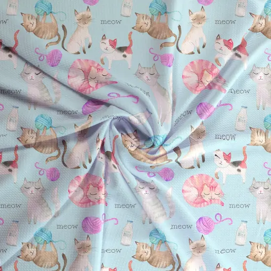Cats Bullet Fabric 1 yard {4}