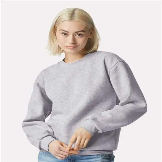 American Apparel&reg; ReFlex Fleece Crewneck Sweatshirt Arctic {3}