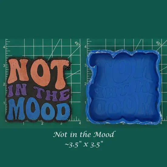 Not in the Mood Silicone Freshie Mold {1}