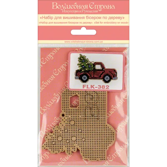 Bead embroidery kit on wood FLK-382 {3}