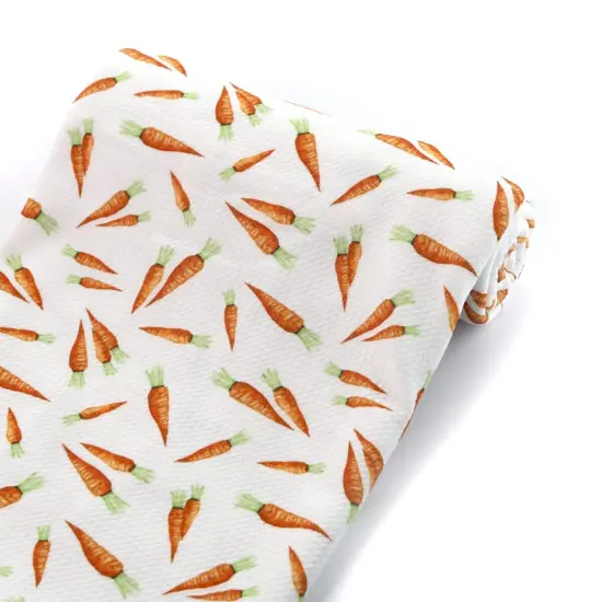 Easter Carrot Treats Bullet Fabric 1 yard {2}