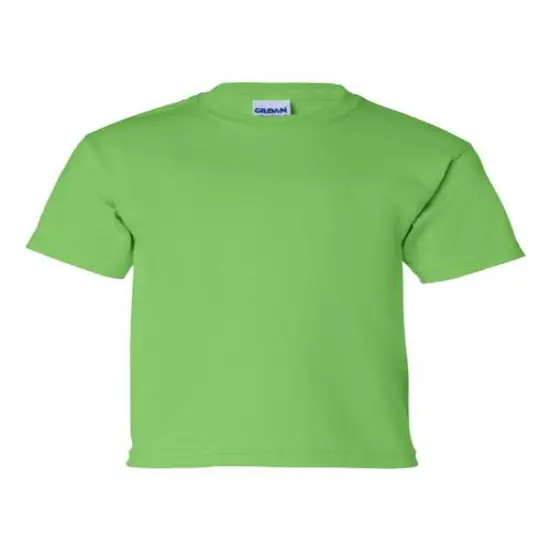 Gildan&reg; Ultra Cotton Youth Crewneck Short Sleeve T-Shirt Lime {1}