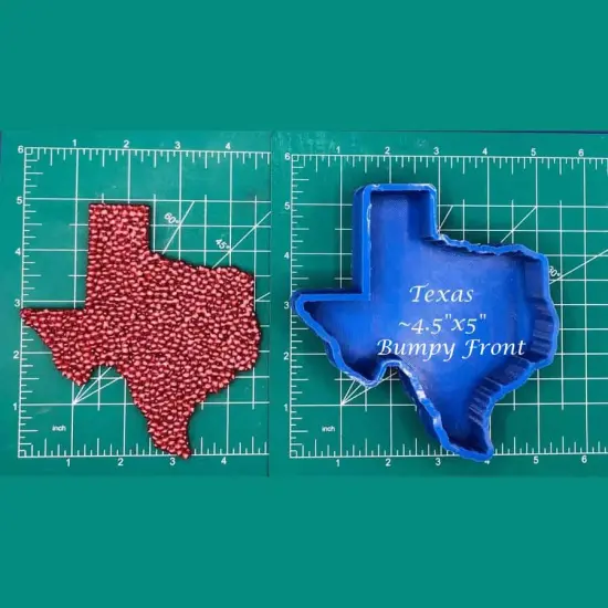 Texas - Bumpy Front - Silicone Freshie Mold {1}