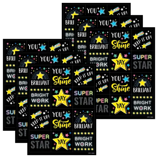 Star Bright Reward Stickers, 60 Per Pack, 6 Packs {1}