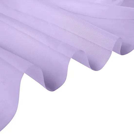 5ft x 14ft Premium Chiffon Sheer Backdrop Lavender {1}