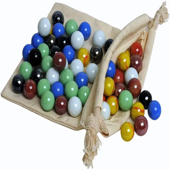 WE Games Glass Marbles for Chinese Checkers Board Game {2}