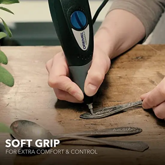 120-Volt Engraver Rotary Tool with Stencils - Crafting Machine Perfect for DIY Personalizing and Engraving Leather, Metal, Glass, and Wood , Black, 290-02 {4}