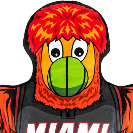 Bleacher Creatures Miami Heat Burnie 24" Mascot Bleacher Buddy {3}