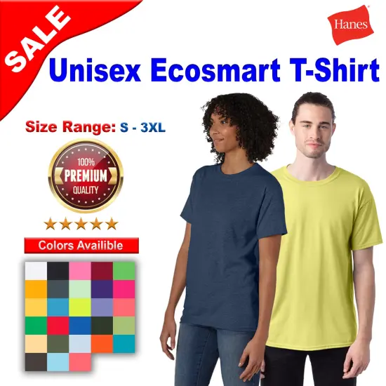 Hanes&reg; Unisex Ecosmart T-Shirt Gold {2}