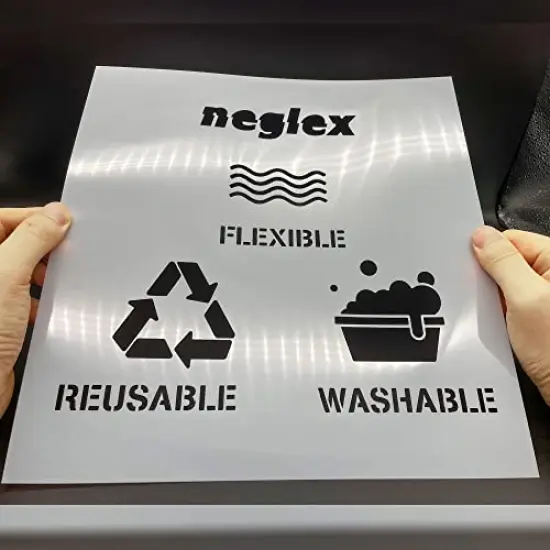 10 Pieces 7mil Blank Mylar Stencil Sheets,12X12 inch Milky Translucent PET Blank Stencils Sheets,Template Material for Cutting Machines, Laser Cutting, Food-Safe Craft Plastic {6}