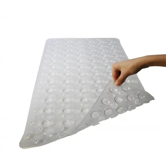 Non Skid Bubble Bath Mat - 4 Colors! Clear {5}