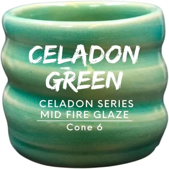 Penguin Pottery - Variety Set - Mid Fire Celadon Series - Cone 6 - Includes 8 4oz Jars {2}