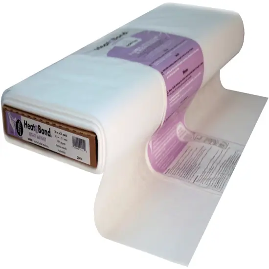 HeatnBond Non-Woven Lightweight Fusible Interfacing-White 20"X25yd {1}