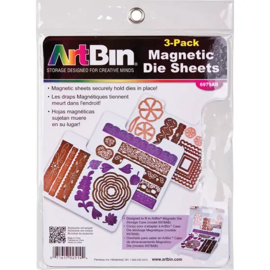 ArtBin Magnetic Sheets 3/Pkg-7.325"X9.125" {1}