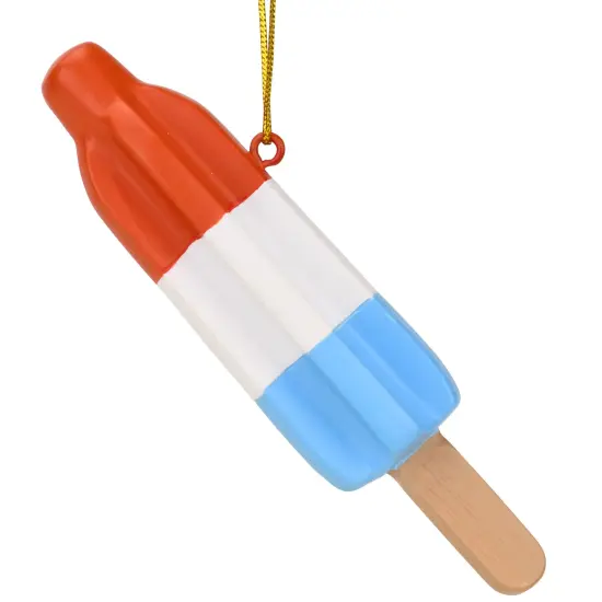 Tree Buddees Retro Patriotic Red White and Blue Popsicle Christmas Ornament {3}
