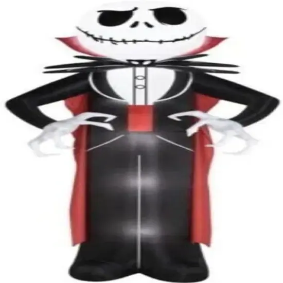18' Gemmy Airblown Inflatable Halloween COLOSSAL Nightmare Before Christmas Jack Skellington Pumpkin King Yard Decoration 554828 {1}