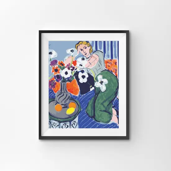 The Odalisque, Blue Harmony, by Henri Matisse {2}