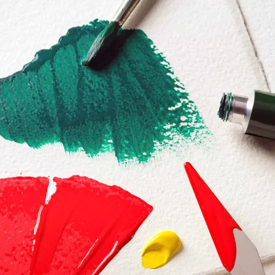 Magnani 1404 Firenze 100% Cotton Acrylic Paint Paper Pad, 188 lb. 15 Heavyweight Sheets, Rough Texture, Vegan Sizing, Natural White Acrylic Paper Pad for Acrylic, Gouache, Ink & Watercolor {5}