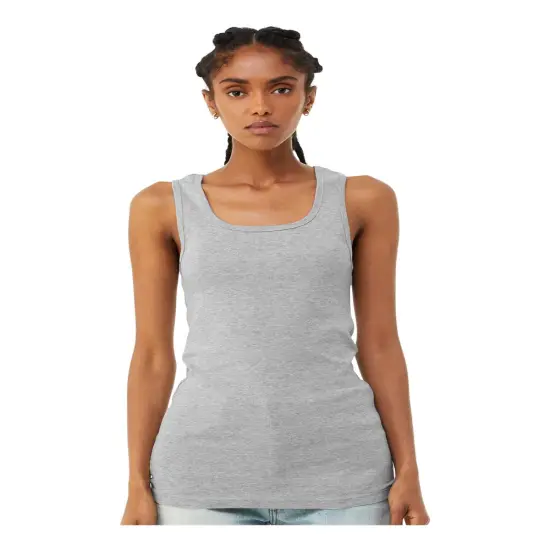 BELLA + CANVAS&reg; Women's Micro Rib Tank - 1081 Deep Heather {6}
