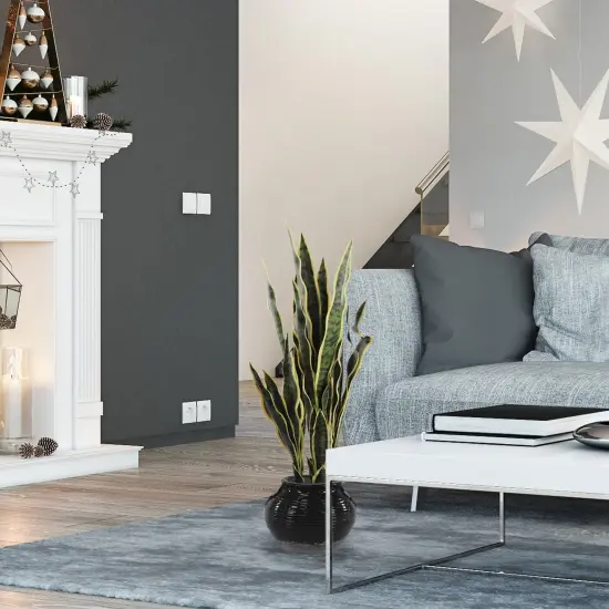 36-Inch Artificial Sansevieria Snake Plant | Faux Indoor Plant for Home and Office D&eacute;cor | Low Maintenance and Stylish | Floral Home by Artificial Flowers {3}