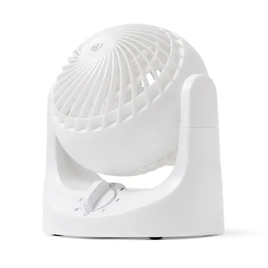 IRIS USA WOOZOO Fan, 3 Speed, 6 angles, 65&deg; Adjustable Tilt White {1}