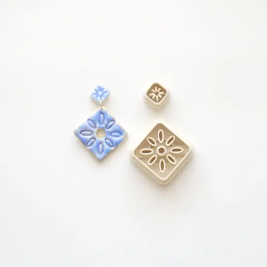 2 pcs Abstract Polymer Clay Cutter Set by Hello Cutters {2}