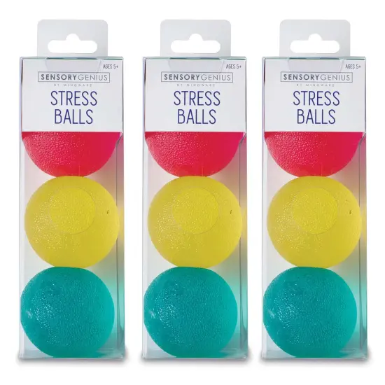 Stress Balls, 3 Per Pack, 3 Packs {1}