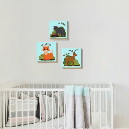 Woodland Nursery Wood Wall D&eacute;cor Set {3}