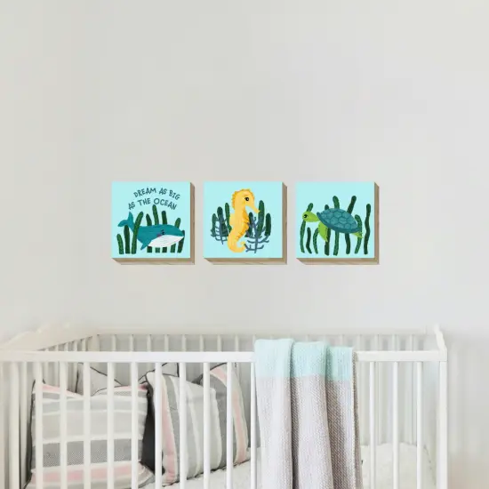 Under the Sea Nursery Wood Wall D&eacute;cor Set {3}