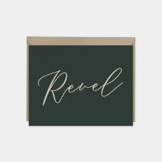Revel Cards, Invitation Card, Event Card {1}