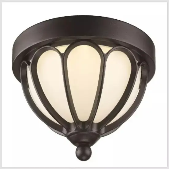 Trans Globe Lighting Mirage LED-4092 Outdoor Flush Mount Light Lantern {1}