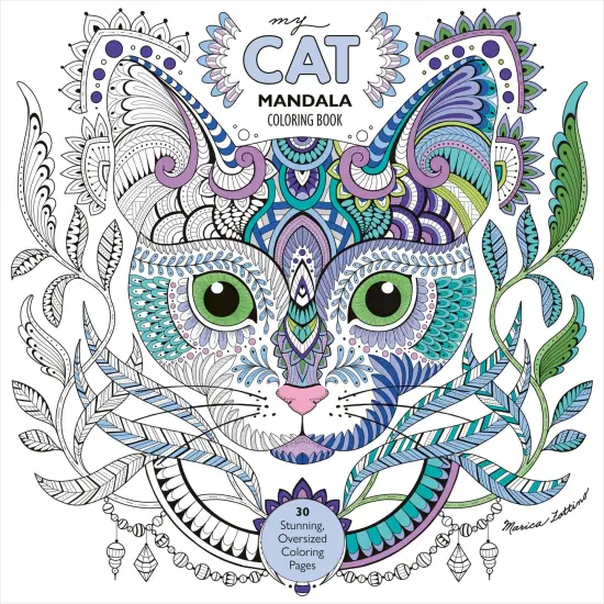 My Cat Mandala Coloring Book-Softcover {1}