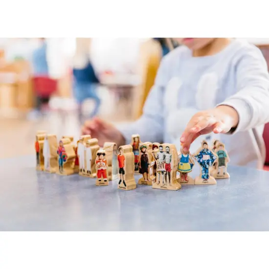 People Around the World Wooden Blocks - Set of 18 - Ages 1+ {3}