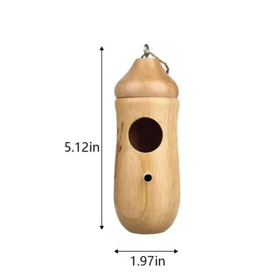 Hummingbird House Boxwood Hummingbird Nest Bird House for Outdoor Hanging Decor {3}