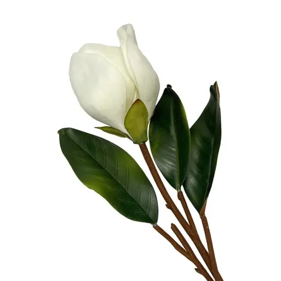 32" Artificial Silk Magnolia Flower {5}