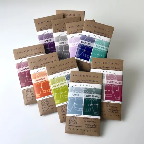 Wool Tincture Dye Color Pack Pairings Shade-gold {2}