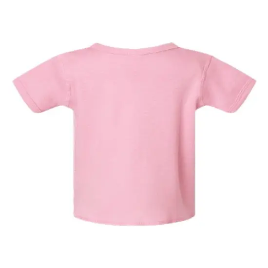 Rabbit Skins&reg; Infant Baby Rib Tee - 3400 Pink {2}