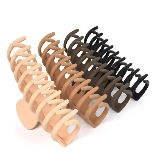 Frosted Hair Clips Women {3}