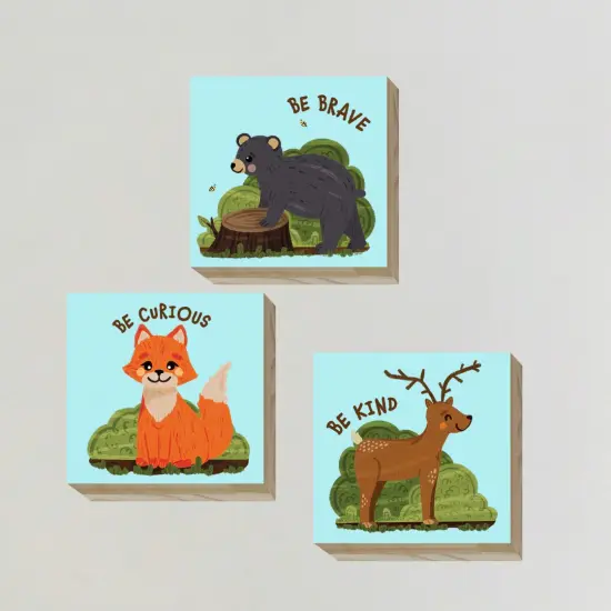 Nursery Times Wood Wall Decor {3}