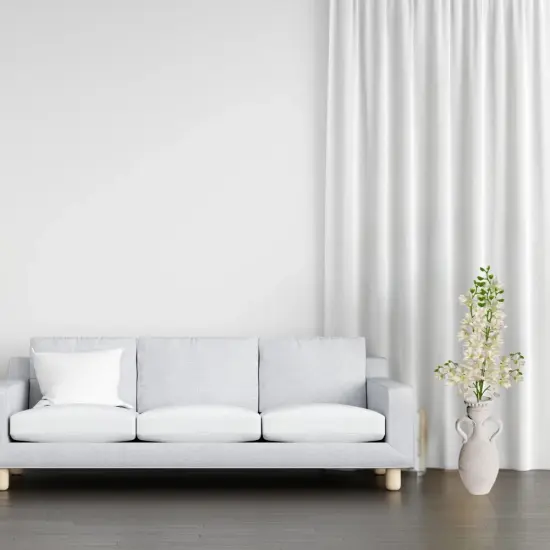 Premium 34" Artificial Dendrobium Orchid Spray &ndash; Lifelike Silk Flowers for Elegant Home Decor, Weddings, and Crafts &ndash; Long-Lasting Floral Arrangement {4}